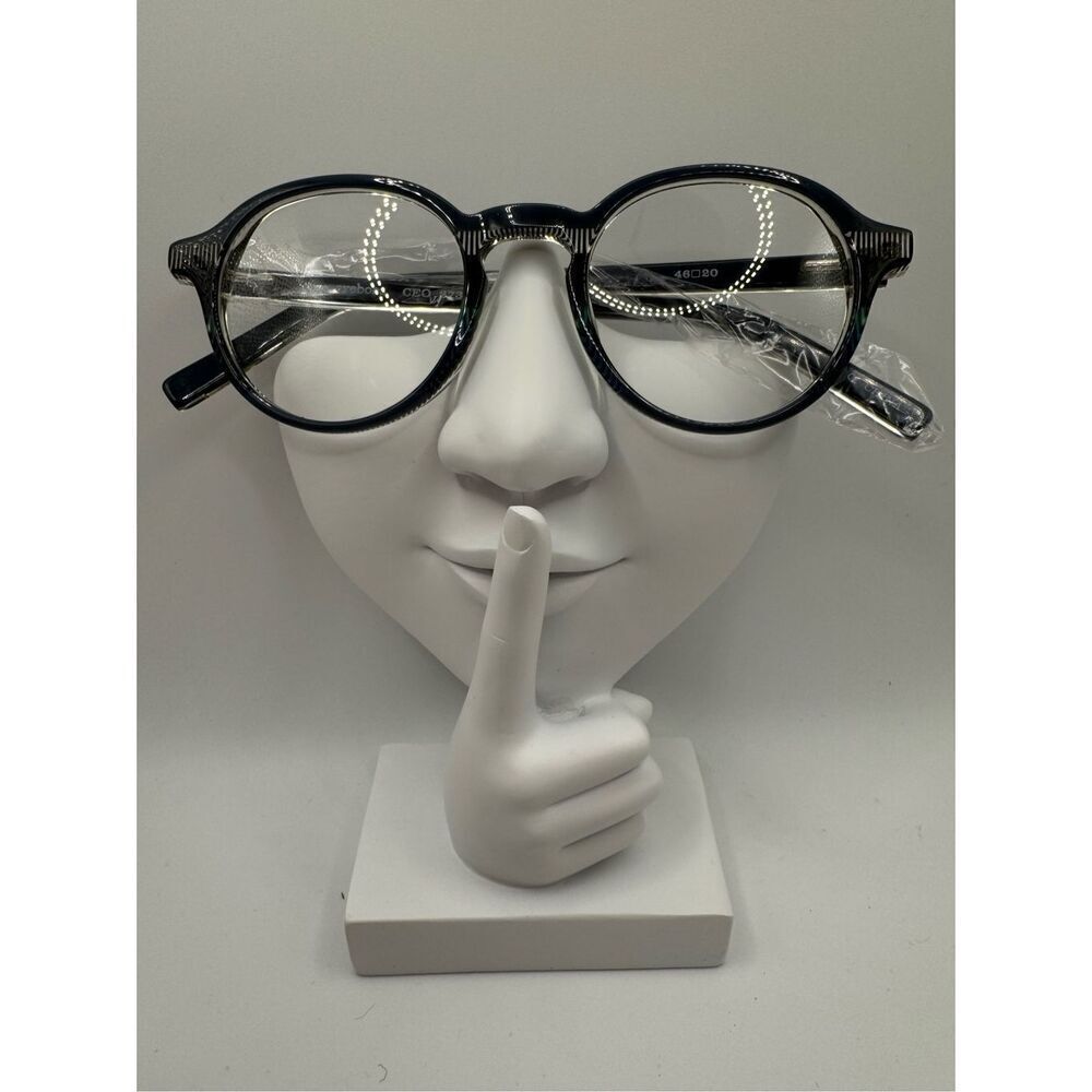eyebobs CEO eyeglass frames gray blue black new without case